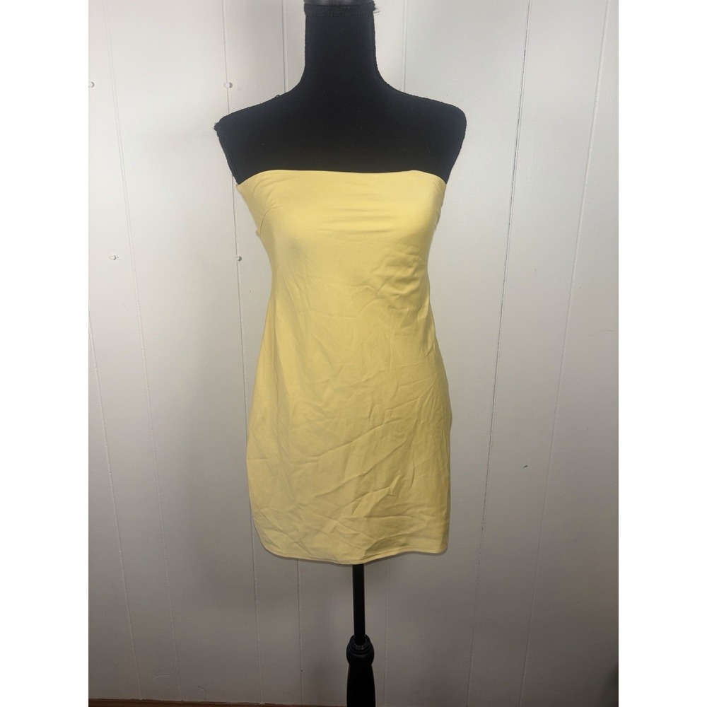 Yulina mini dress yellow nwt us size 4